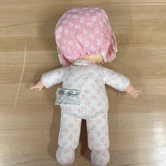 80s Knickerbocker Baby Holly Hobbie Cloth Doll Pink Vintage - Picture 2 of 4